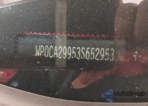 2003 Porsche 911 Carrera/Carrera 4 z USA, uszkodzony, nr VIN WP0CA29953S652953